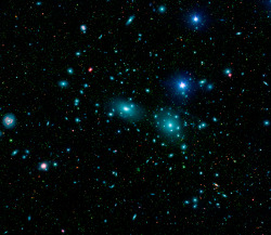 antikythera-astronomy:  The Invisible GalaxyA new form of diffuse galaxy has been discovered inside the Coma Cluster. This place is made 99.99% of dark matter, totally invisible as it doesn’t interact with light.The galaxy is known as Dragonfly 44 and