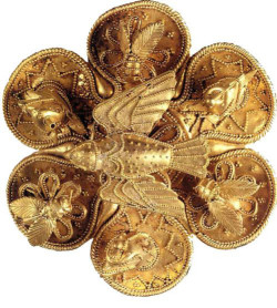 coolartefact:  Gold, decorative diadem, 625-600