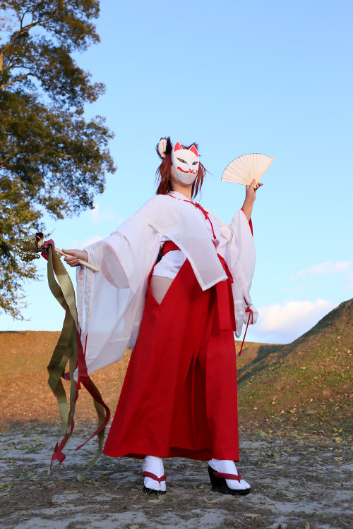 Cute Cosplay GIrl Higurashi Rin (Kitsune-Chan 3) 1-1