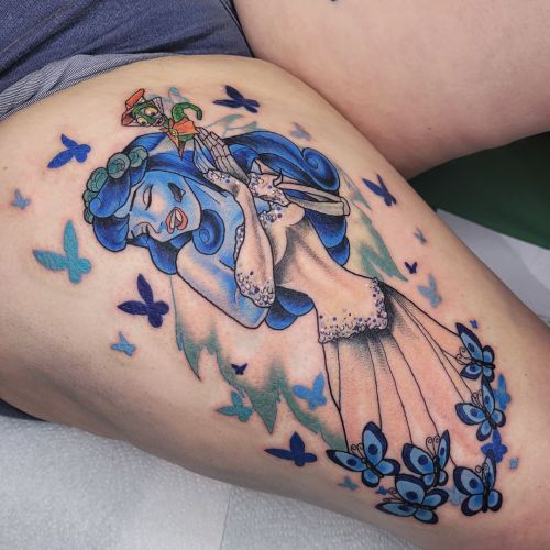 Reuploaded corpse bride tattoo from Alix Schedit certified tattoos CO  r tattoos