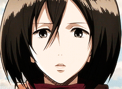 noctcaelum-deactivated20160516:  10 Days of SNK | Day 4: A character you relate to -> Mikasa Ackerman 
