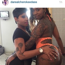 gogofukmexxx:  Coming to soon to Cherokeedass.com !!! My BG scene everyone has been waiting for! 💋💋💋💋 @darealcherokeedass for hooking dis shit up!