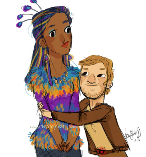 theartofknightjj:  Humanized Kevin and Dug from UP! 