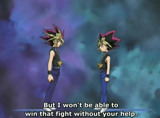 howtopuzzleship:  millenniumtechsupport:  YAMI HOW THE FUCK ARE YOU STANDING LIKE
