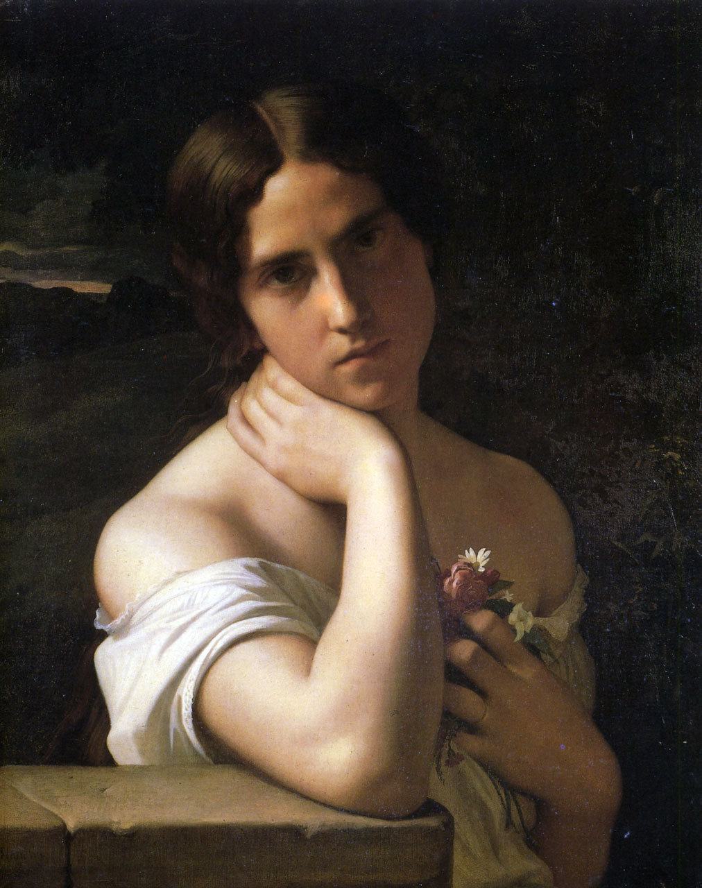 artiebagagli:  Hippolyte Flandrin - Portrait of young girl (1846)