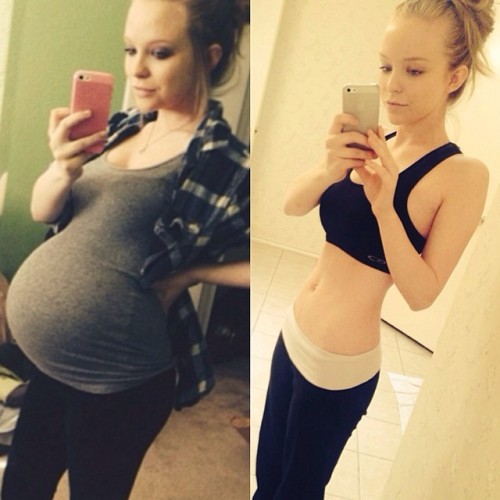 paternalstranger: gettingyoupregnant: momicaa: 15 weeks and 60 lbs later. ✨#transformationtuesday lo