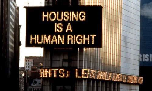 withoutyourwalls - Martha Rosler. Housing is a Human Right,...