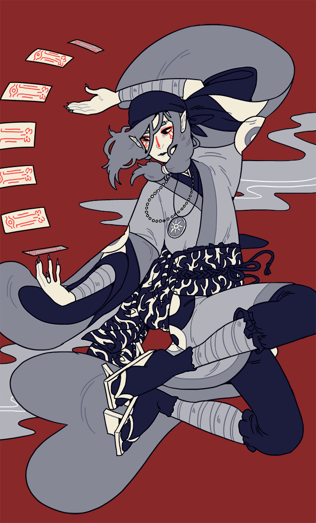 strangelykatie:  The Medicine Seller from Mononoke, an amazing show which you definitely