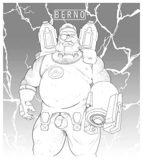 Torbjörn overwatch Commission completed for Torbjörn, in line art. If you like what I