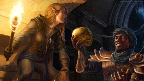 Peril and Plunder by Lucas SlominskiArtist commentary: “Key Art for The Elder Scrolls Online: Thieve