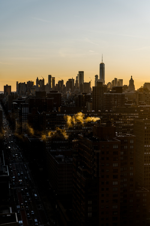 Manhattan as seen from the American Copper Buildings.