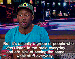 rewritethecosmos:  :Tyler, The Creator talking the YouTube Music Awards.   Tyler speaking the truth. 