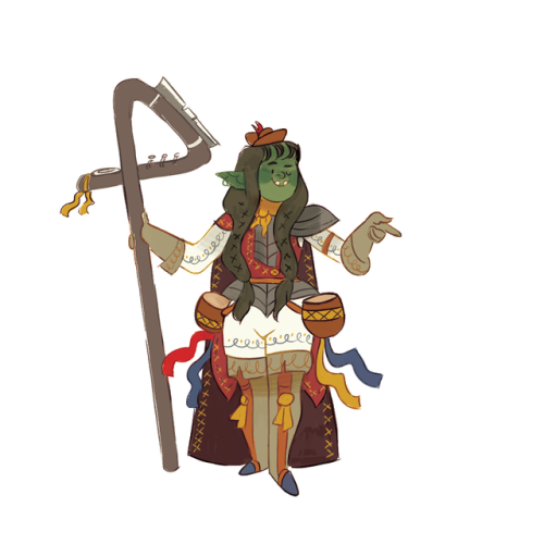 hey here’s Bao the bard and her very big flute