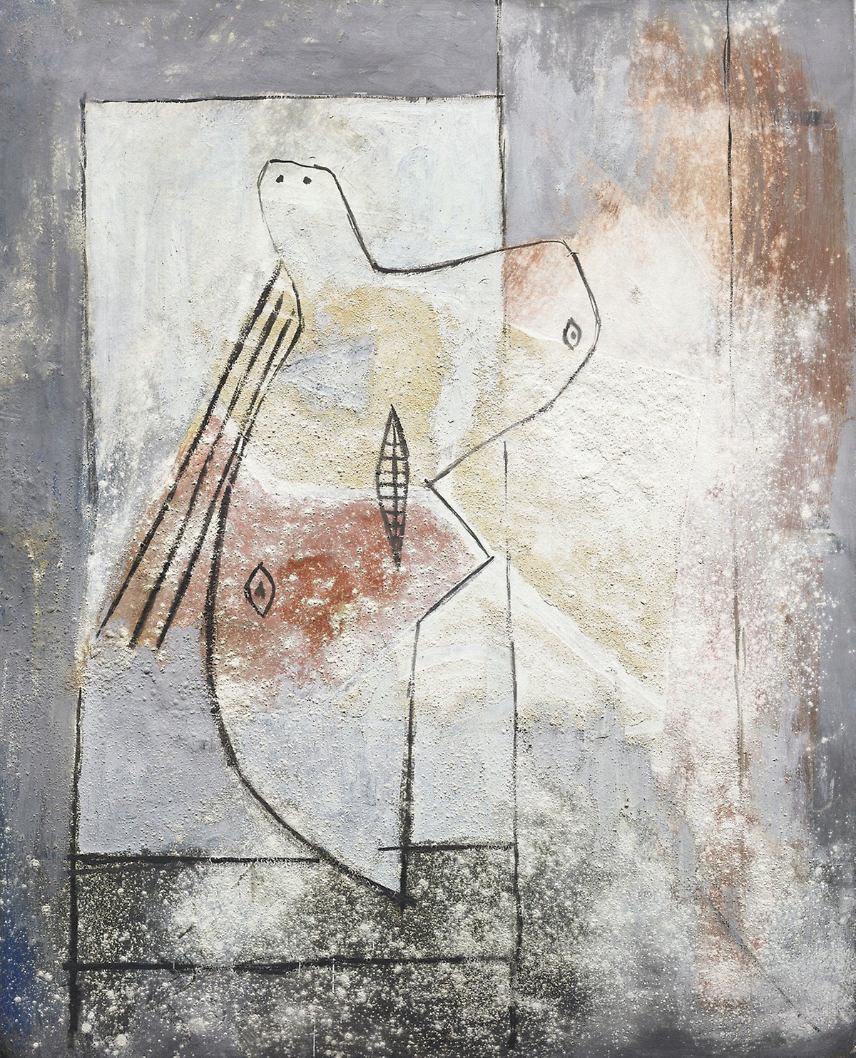 thunderstruck9:Pablo Picasso (Spanish, 1881-1973), Head, 1927. Oil and chalk on canvas,
