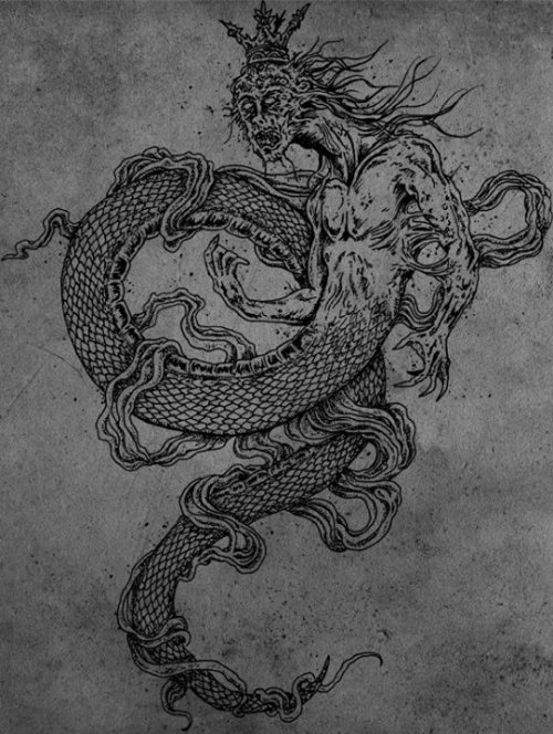 sadogoat:  Balmog / Testimony of the abominable 12” By Cesar Valladares Ilustration. 