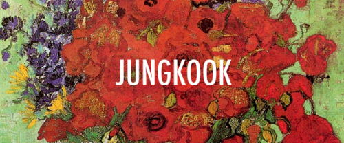 pingkeujin: BTS as Van Gogh Paintings:Jimin + Starry Night // Suga + Trees and Undergrowth // Jungko