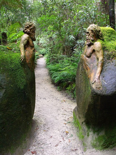 rollership:  William Ricketts Sanctuary in the Dandenong National Park near Melbourne, Australia    oh how cool