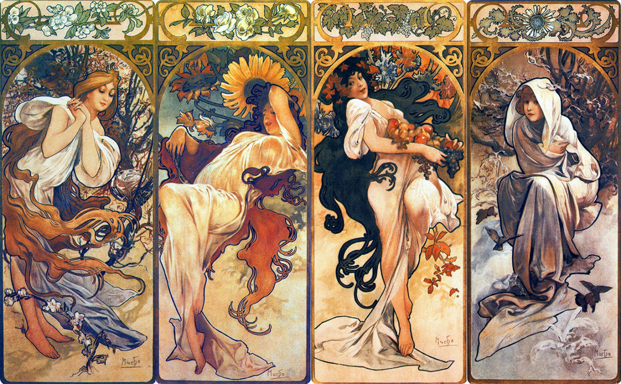 nicolenamias-inspirationboard:  Alphonse Mucha