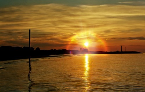 Couché Soleil à Venise