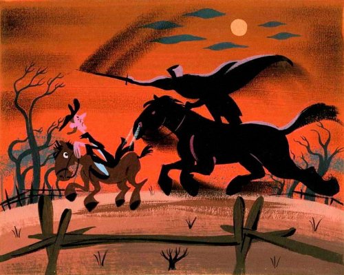 capturingdisney: Concept art by Mary Blair for The Adventures of Ichabod and Mr. Toad (1949)