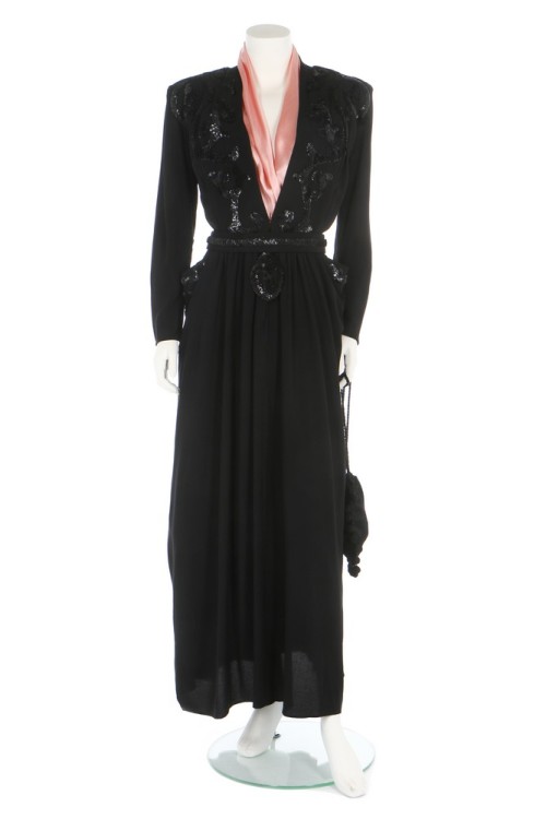 Lanvin evening dress, fall/winter 1944-45From Kerry Taylor Auctions