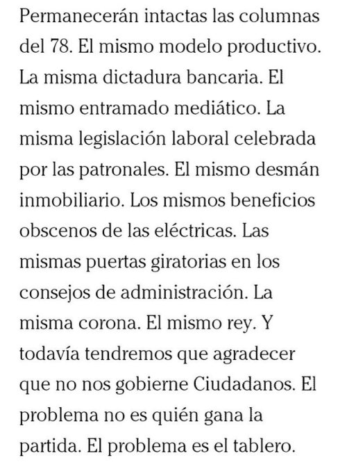 pacienciaras:  Pedro Sánchez y el gobierno Kaspárov  