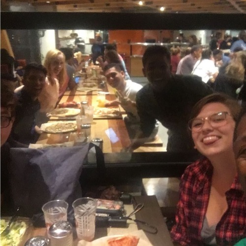 When The Squad Is Behind The Window Lol (at Blaze Pizza)