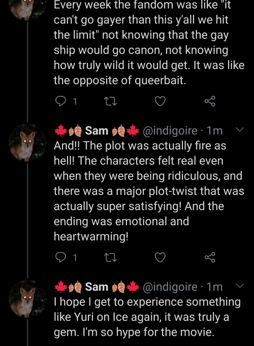 I Had Some Feelings About Yuri!!! On Ice On Twitter...