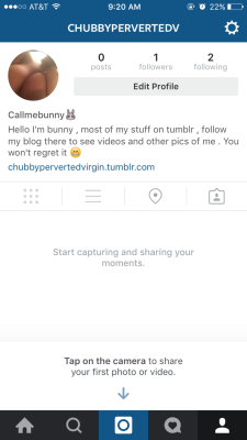 chubbypervertedvirgin:  Idk if I’ve mention this or not but look who’s got a insta for my lovely lovers 