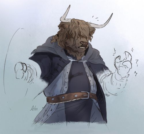 v0d0riga:Wanted to practice animals and fur, so now the real curse in Barovia is me turning everyone