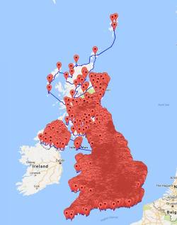 kittykat8311:  itsqueerlyhalloween:  firstoffrostfall:  thedarkitalian:  his-quietus-make: All the pubs in the UK  How many fucking places do you need to get drunk?!?!  As many as possible  “why aren’t that many in the top of Scotland?” those are