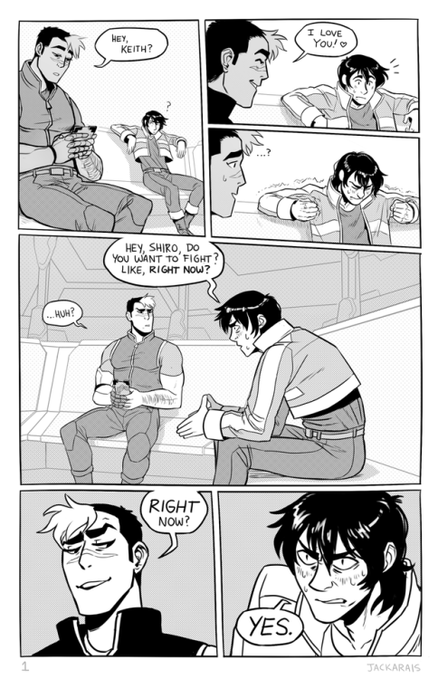 thegreatermassofdeath: I dare say I noticed a theme in VLD that Keith can’t utter “I lov