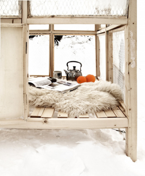 upknorth: nordic ice fishing hut winter bare essentials 