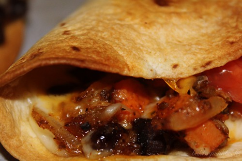 Black Bean, Mushroom &amp; Sweet Potato QuesadillasIngredients 1 can black beans, rinsed&nb