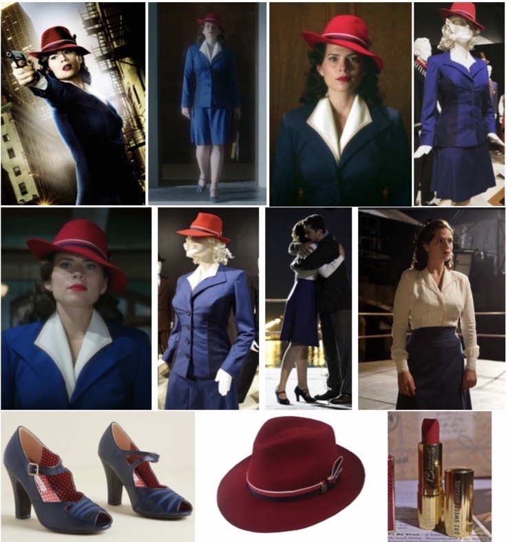 Saisew In Episode 1 Of Agent Carter Peggy Wears A Blue