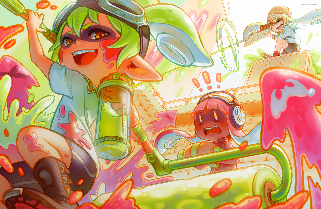 whispyart:  Splat or be Splatted!! 