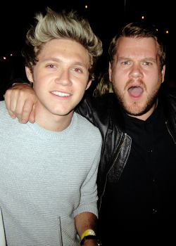 Confession: Whenever I see James Corden, I always imagine his face on Niall’s cute little bum ;) 