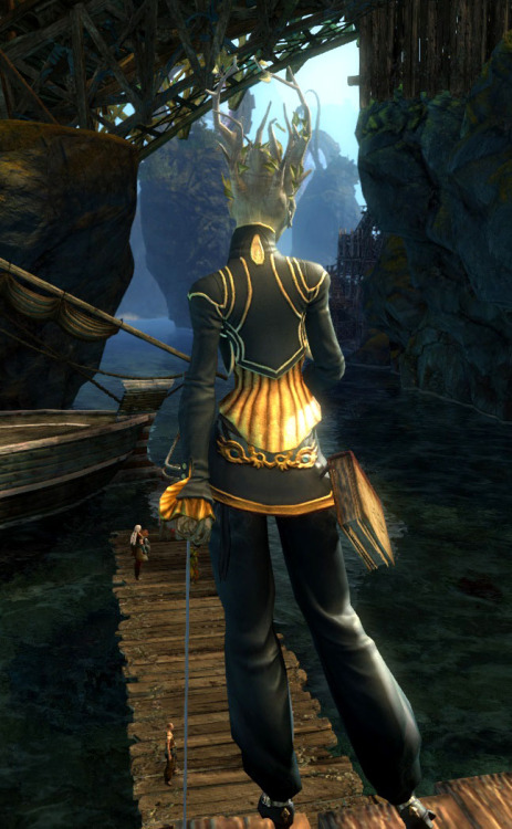 Skuggbjörk, a Mesmer, one of my Guild Wars 2 alts. Love the Sylvari, they are just beyond fun to mak