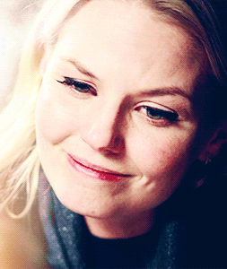 sheriffswan-blog:Emma Swan  - smiling at Hook