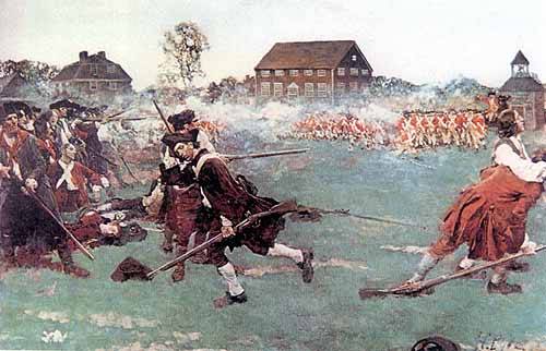 Today in History, April 19th, 1775.The American Revolution begins with the Battles of Lexington and 