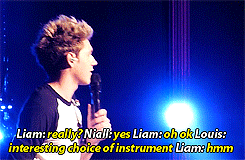lewisandneil:  Niall stayed up all night playing the banjo - Melbourne 
