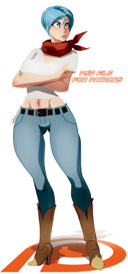 tovio-rogers:  revival of f bulma. psd file