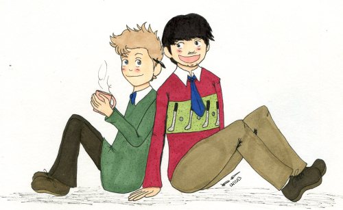 comedianheaven: Sweater weather! The writer-illustrator just finished her second of four graduate sc