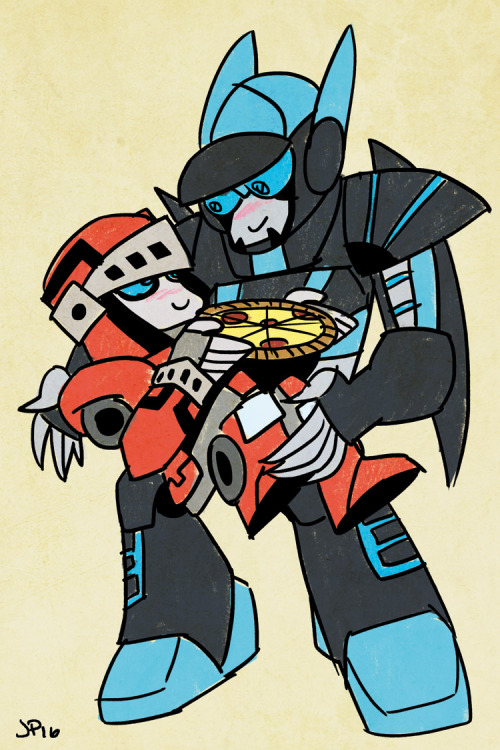 dyemooch:First wave of Pizza Party commissions; had to call it a night because of coughing fits and 