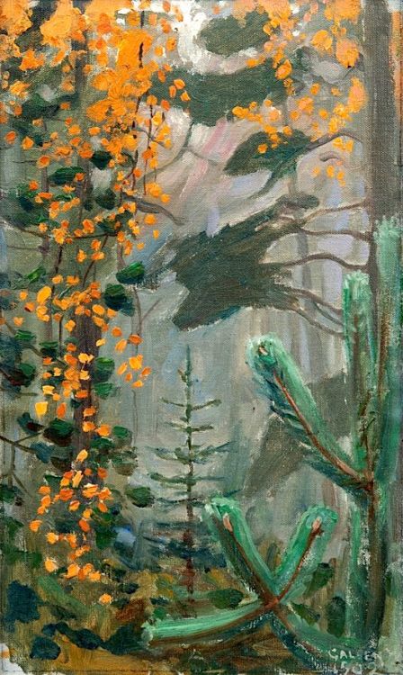 Autum Forest  -    Akseli Gallen-Kallela 1902Finnish  1865-1931Oil on canvas
