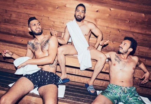 bromancebooty:Jay Ellis x Sarunas J. Jackson x Neil Brown Jr x Wade Allain-Marcus x Y'lan Noel for GQ magazine