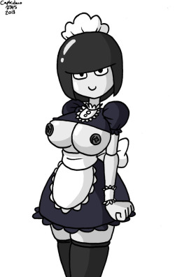 @Androjuniarto‘s Cum Powered Maid Bot. I Forget Exactly How I Found Her, But I