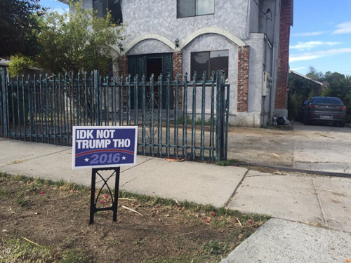 proudblackconservative: pr1nceshawn: Funny Voting Signs Express What People Really Think About These