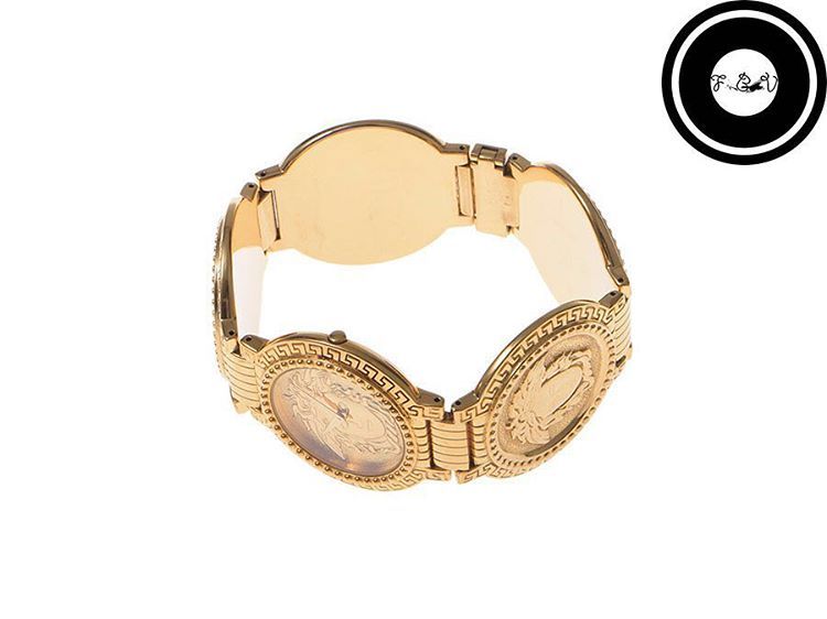fashionbyvintageuk:  Vintage Gianni Versace Gold Watch ⭕️ $875.00 ⭕️ Email