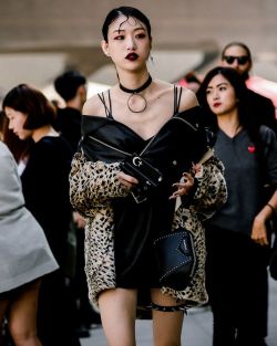 koreanmodel: Street style: Choi Sora at SFW